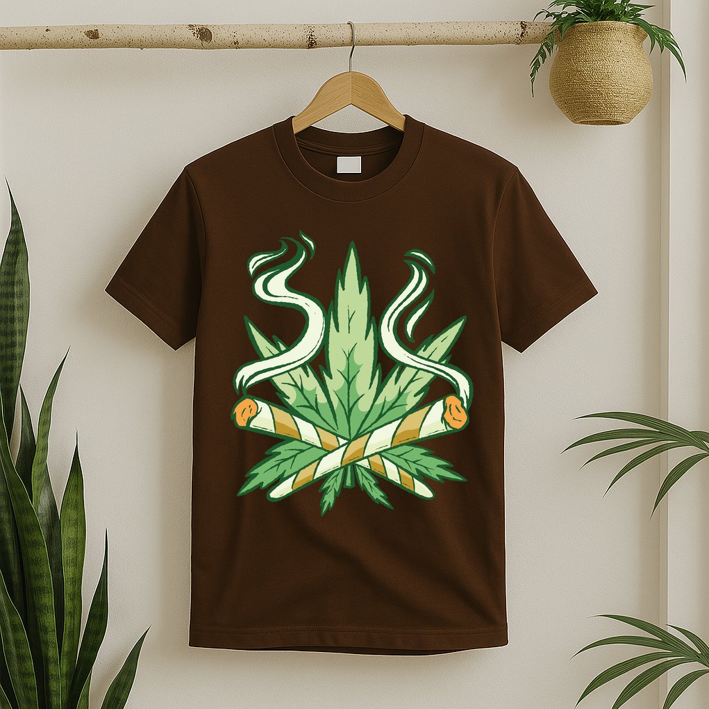 Weed Joint Cross T-Shirt