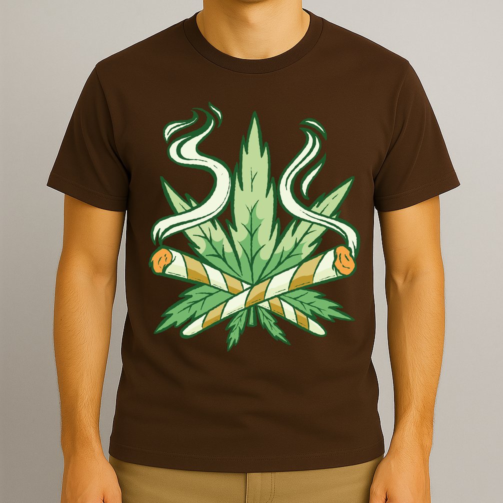 Weed Joint Cross T-Shirt