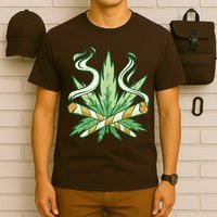 Weed Joint Cross T-Shirt