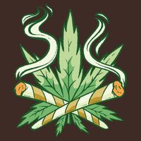 Weed Joint Cross T-Shirt