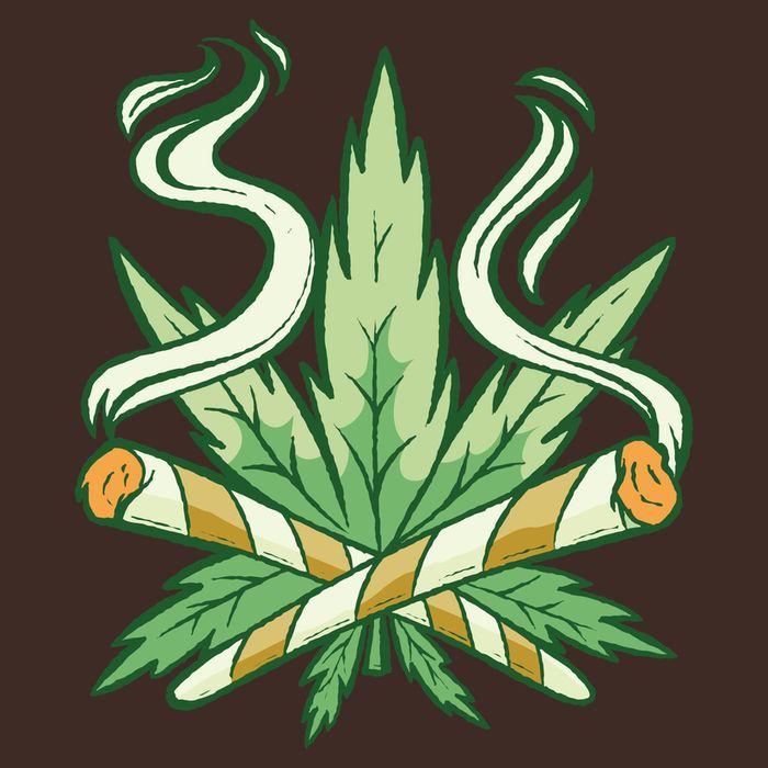 Weed Joint Cross T-Shirt