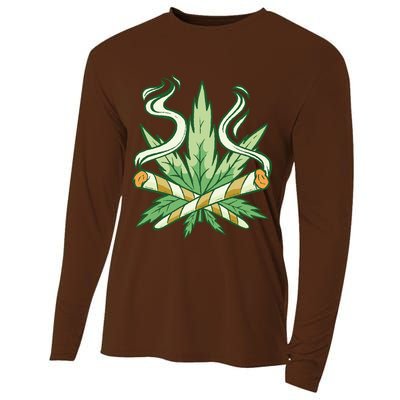 Weed Joint Cross Cooling Performance Long Sleeve Crew