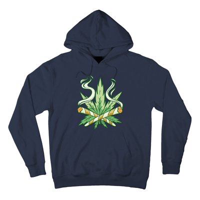 Weed Joint Cross Hoodie