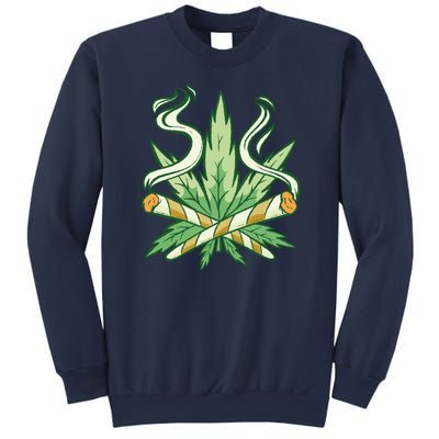 Weed Joint Cross Sweatshirt