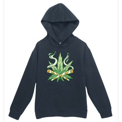 Weed Joint Cross Urban Pullover Hoodie