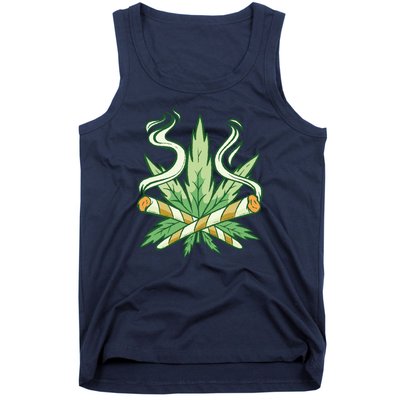 Weed Joint Cross Tank Top