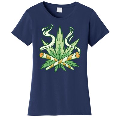 Weed Joint Cross Women's T-Shirt