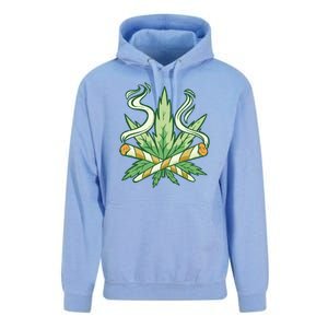 Weed Joint Cross Unisex Surf Hoodie