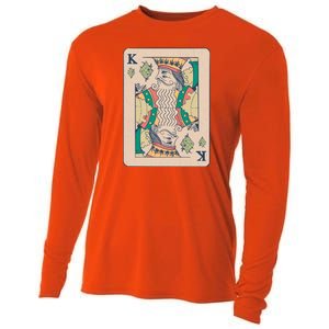 Weed King Poker Card Cooling Performance Long Sleeve Crew