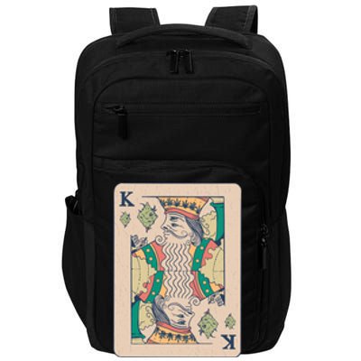 Weed King Poker Card Impact Tech Backpack