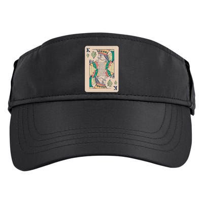 Weed King Poker Card Adult Drive Performance Visor