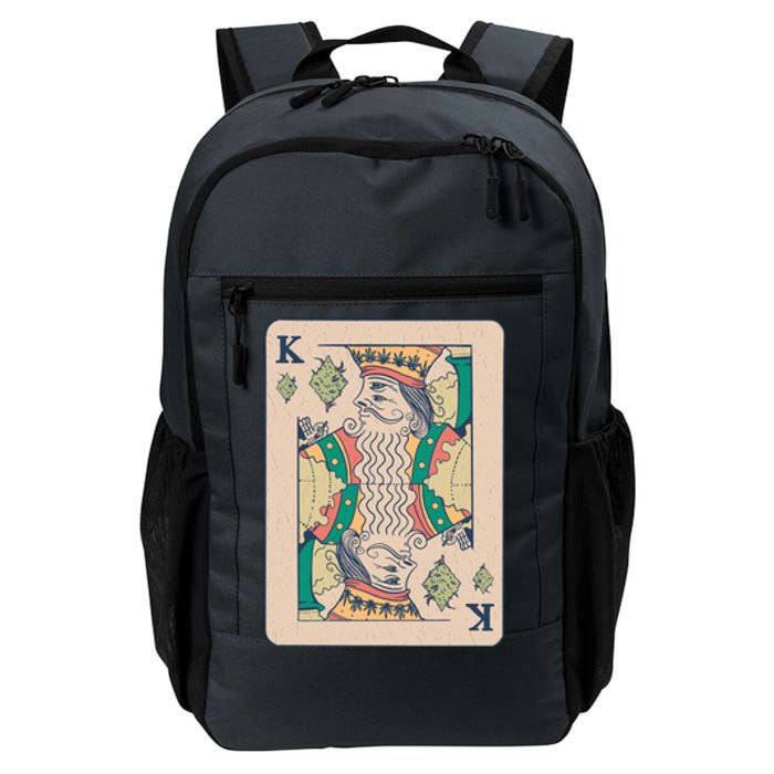 Weed King Poker Card Daily Commute Backpack