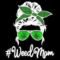 Weed Mom Medical Marijuana Funny Flatbill Hat