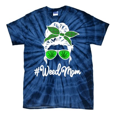 Weed Mom Medical Marijuana Funny Tie-Dye T-Shirt