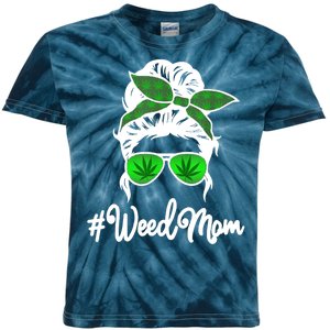 Weed Mom Medical Marijuana Funny Kids Tie-Dye T-Shirt