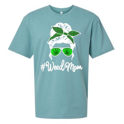 Weed Mom Medical Marijuana Funny Sueded Cloud Jersey T-Shirt