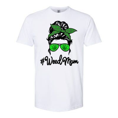 Weed Mom Medical Marijuana Funny Softstyle® CVC T-Shirt