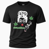 Weed Mom Mother Smoking Pot Performance Shirt