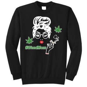 Weed Mom Mother Smoking Pot Sweatshirt