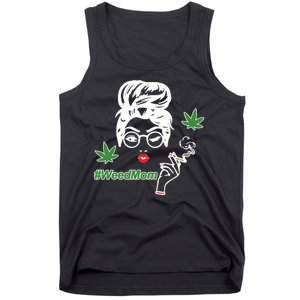 Weed Mom Mother Smoking Pot Tank Top