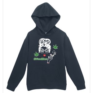 Weed Mom Mother Smoking Pot Urban Pullover Hoodie