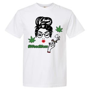 Weed Mom Mother Smoking Pot Garment-Dyed Heavyweight T-Shirt