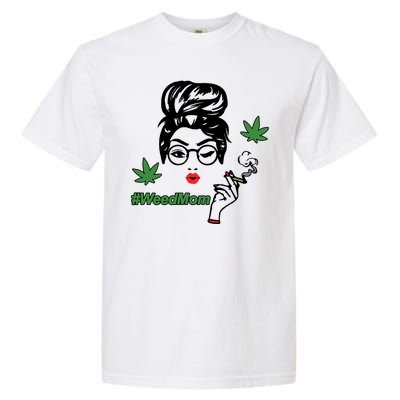 Weed Mom Mother Smoking Pot Garment-Dyed Heavyweight T-Shirt