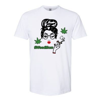 Weed Mom Mother Smoking Pot Softstyle® CVC T-Shirt