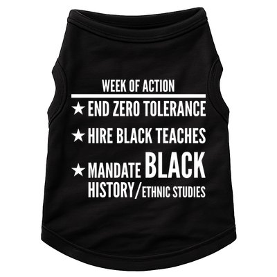 Week Of Action Black Live Matter Doggie Tank