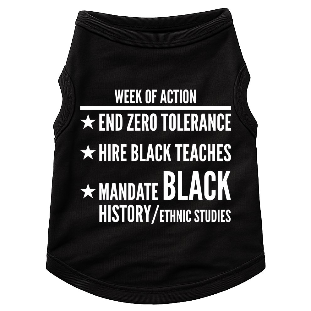 Week Of Action Black Live Matter Doggie Tank