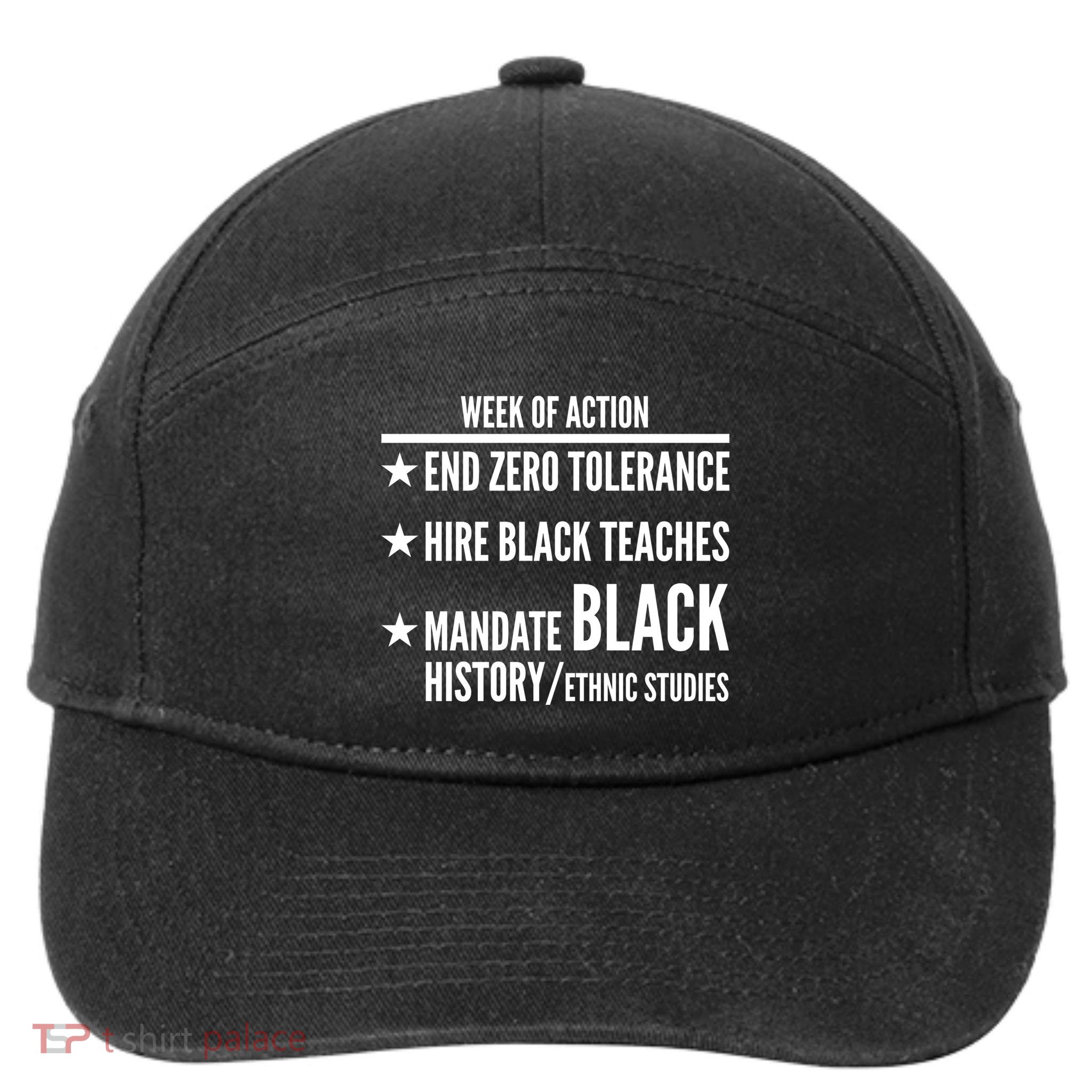 Week Of Action Black Live Matter 7-Panel Snapback Hat