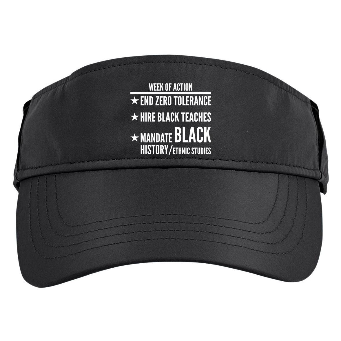 Week Of Action Black Live Matter Adult Drive Performance Visor
