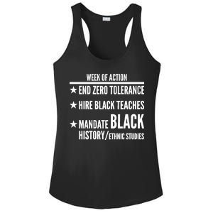 Week Of Action Black Live Matter Ladies PosiCharge Competitor Racerback Tank