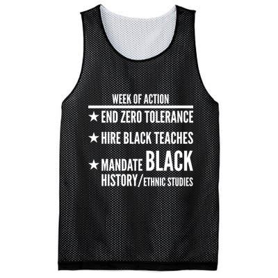 Week Of Action Black Live Matter Mesh Reversible Basketball Jersey Tank
