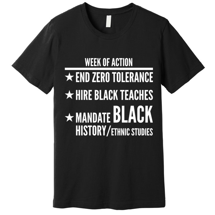 Week Of Action Black Live Matter Premium T-Shirt