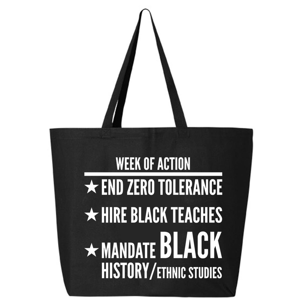 Week Of Action Black Live Matter 25L Jumbo Tote