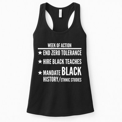 Week Of Action Black Live Matter Womens Tank Top