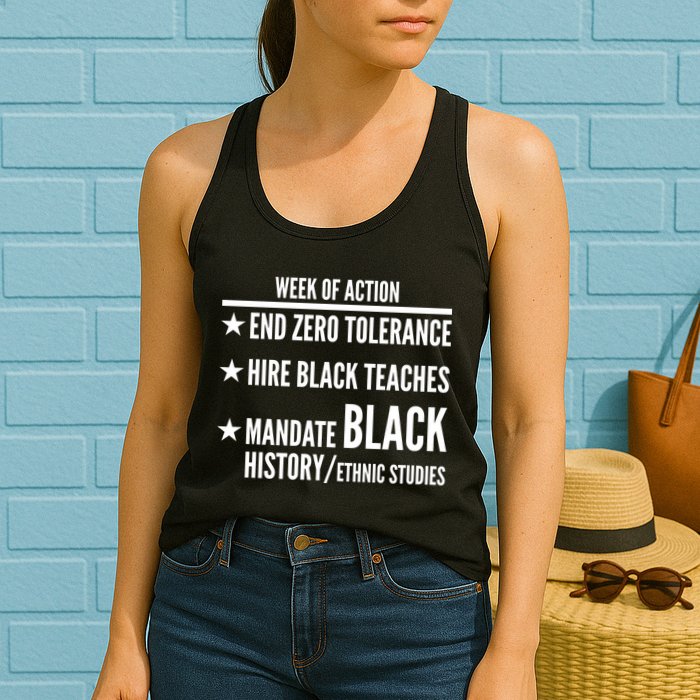 Week Of Action Black Live Matter Womens Tank Top