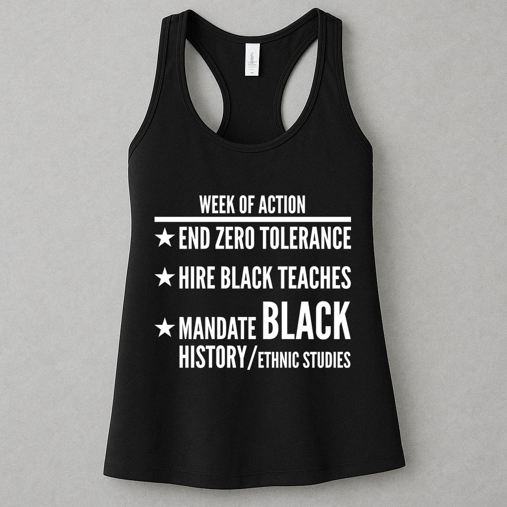 Week Of Action Black Live Matter Womens Tank Top