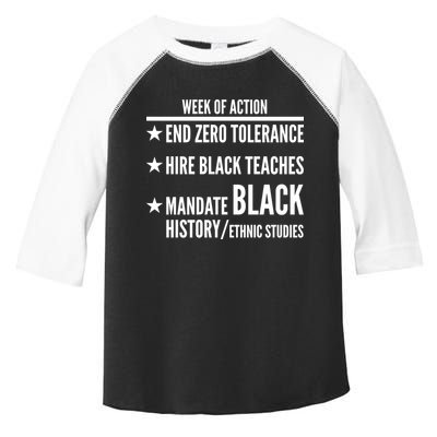 Week Of Action Black Live Matter Toddler Fine Jersey T-Shirt