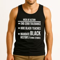 Week Of Action Black Live Matter Tank Top