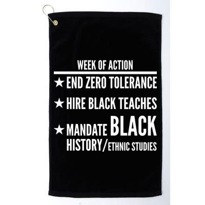 Week Of Action Black Live Matter Golf Towel