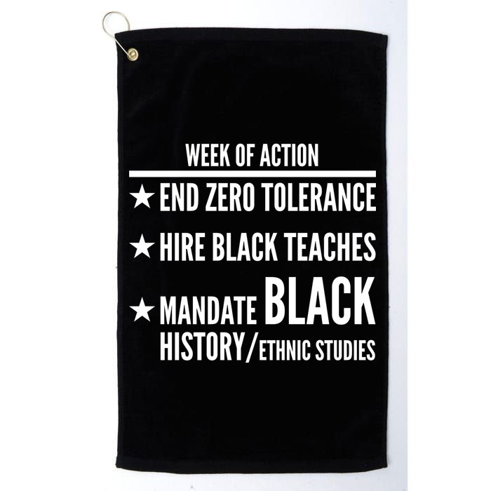 Week Of Action Black Live Matter Golf Towel