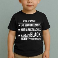Week Of Action Black Live Matter Toddler T-Shirt