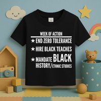 Week Of Action Black Live Matter Toddler T-Shirt