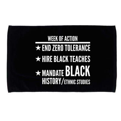 Week Of Action Black Live Matter Microfiber Hand Towel