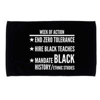 Week Of Action Black Live Matter Microfiber Hand Towel