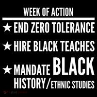 Week Of Action Black Live Matter Cropped Pullover Crew