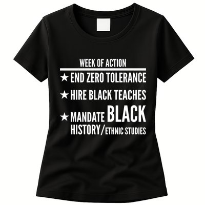 Week Of Action Black Live Matter Womens T-Shirt
