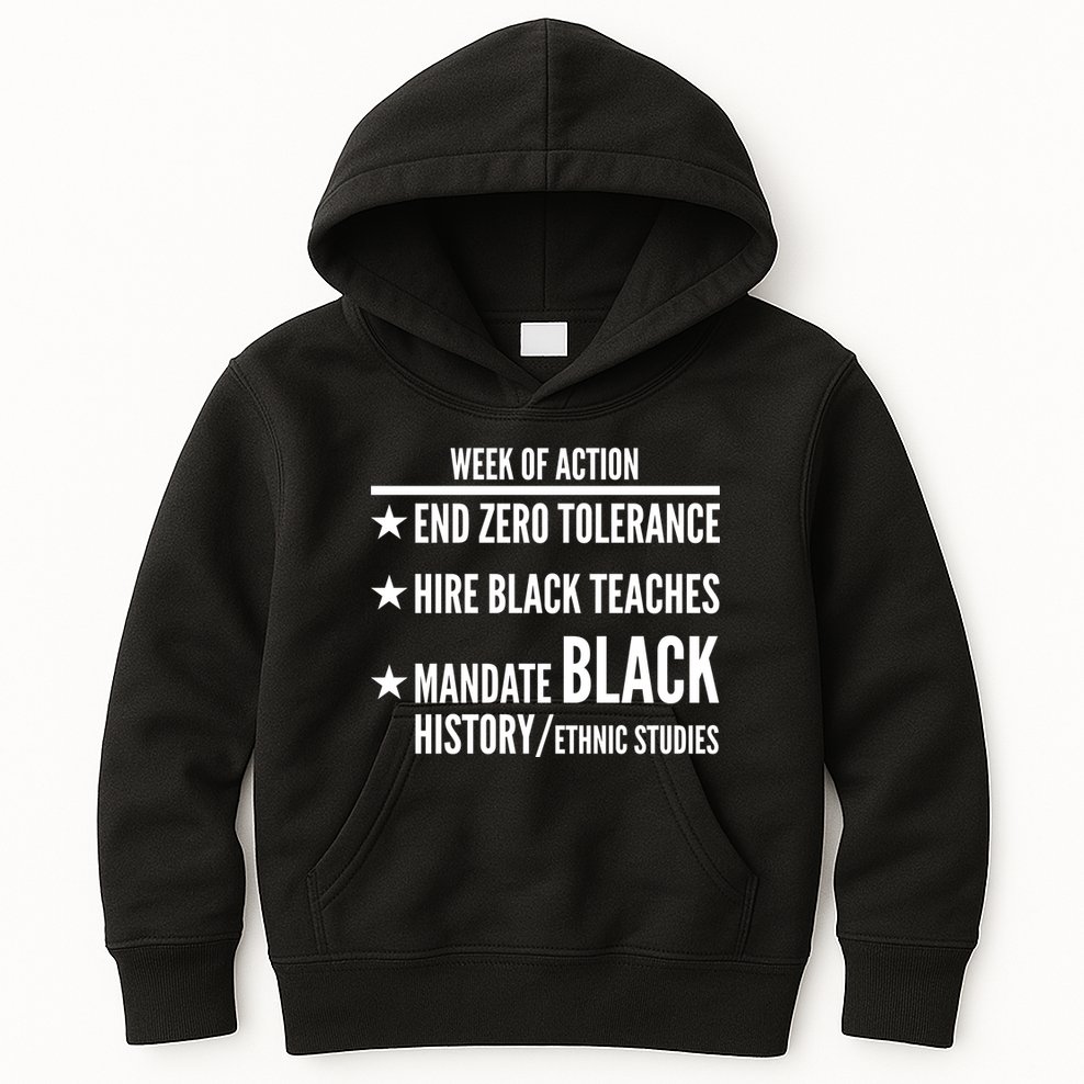 Week Of Action Black Live Matter Kids Hoodie